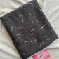 Abstract Silver Foil Hijabs- Dark grey