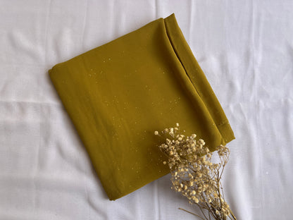 Sparkle Georgette- Olive