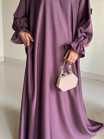 Everyday Staple Abaya- Pink Muave