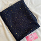 Patterned Dewdrops- Navy Blue