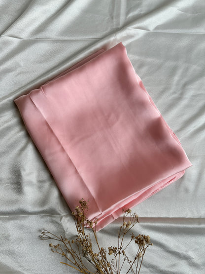 Satan Silk Hijabs- light Pink