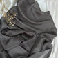 Satan Silk Hijabs- Ash grey