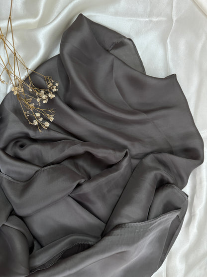 Satan Silk Hijabs- Ash grey