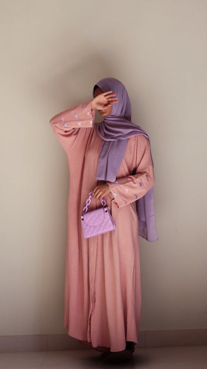 Pinky blush- Showstopper Hearts Abaya