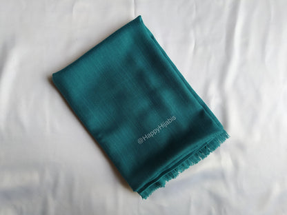 Turkish Lawn Hijabs- Large Size- Light Teal