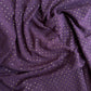 Gold Dewdrops- Georgette Chiffon- Violet