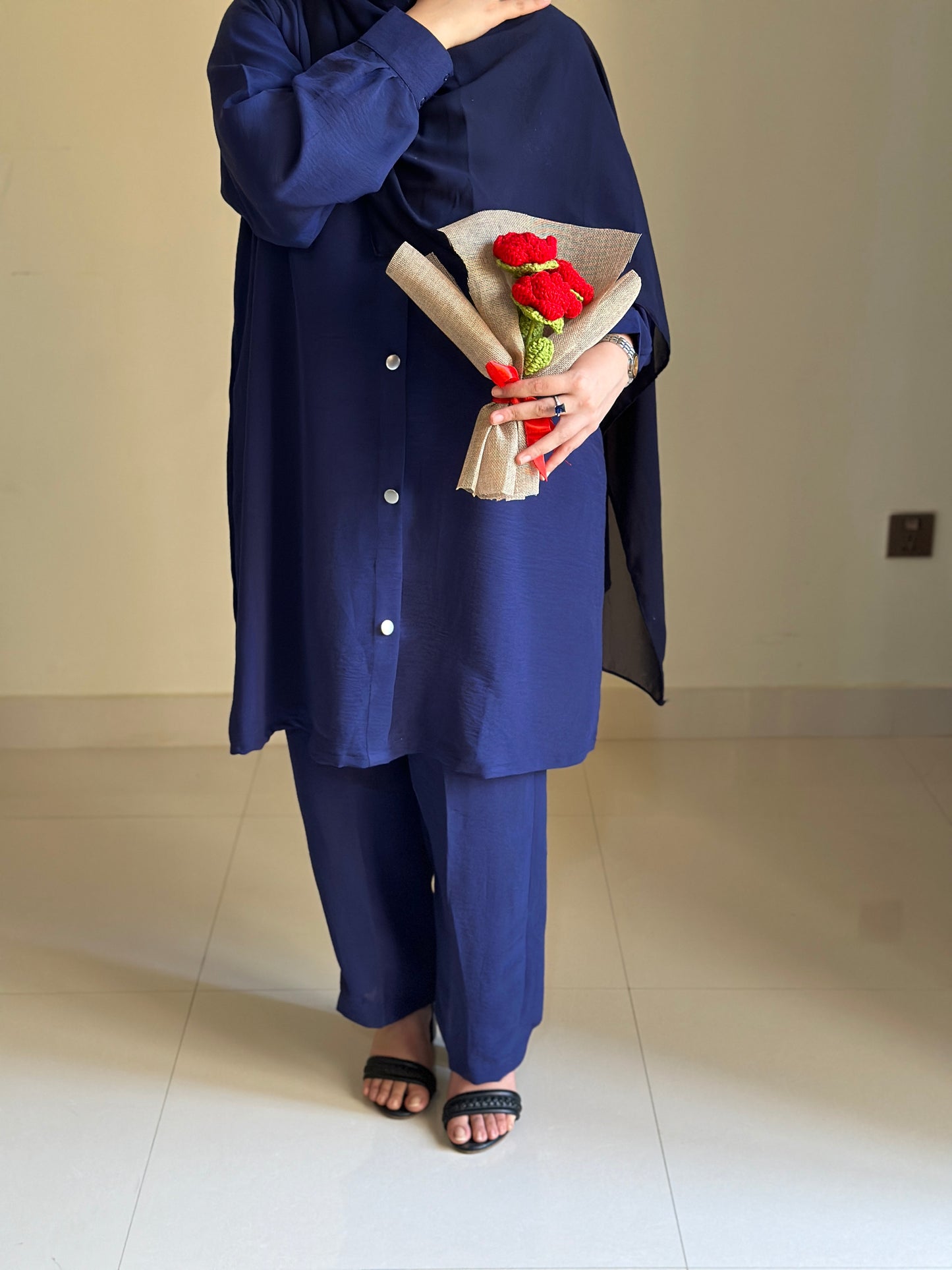 Modest Coord Set- Navy Blue