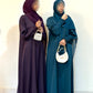 Everyday Staple Abaya- Brinjal Purple