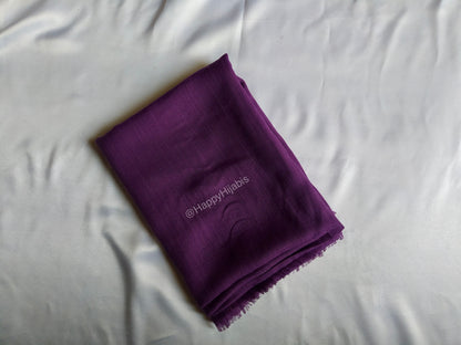 Turkish Lawn Hijabs- Large Size- Violet