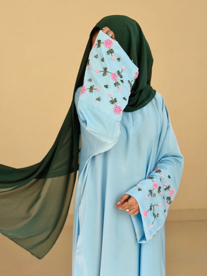 Arzaq Abaya- Blue Serenity