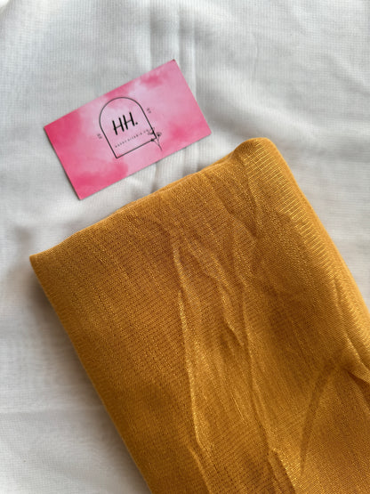 Moonlight lurex Viscose- Mustard Yellow