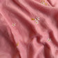 Embroidered Floral Hijabs- Light Pink