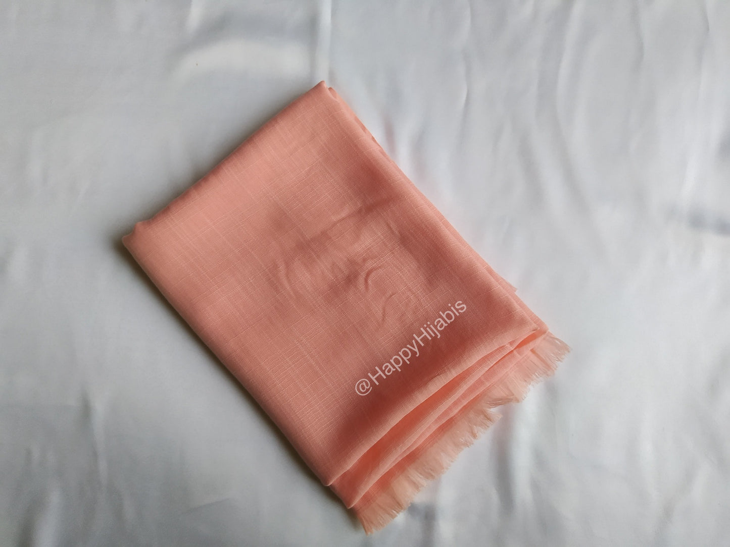 Turkish Lawn Hijabs- Large Size- Peachy Pink