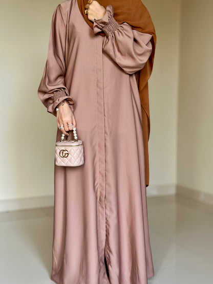 Everyday Staple Abaya- Almond Brown