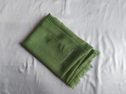 Turkish Lawn Hijabs- Large Size- Fern Green