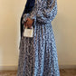 Blue Bloom- Abaya Dress