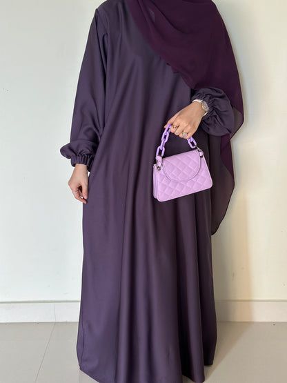 Everyday Staple Abaya- Muave Purple