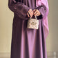 Pink Peony- Embroidered Abaya