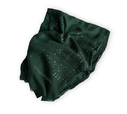 Sequins Cords-Dark Forest Green