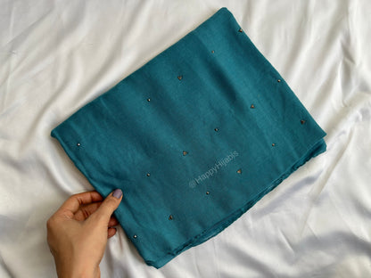 Dynamite Studded Hijabs- Teal