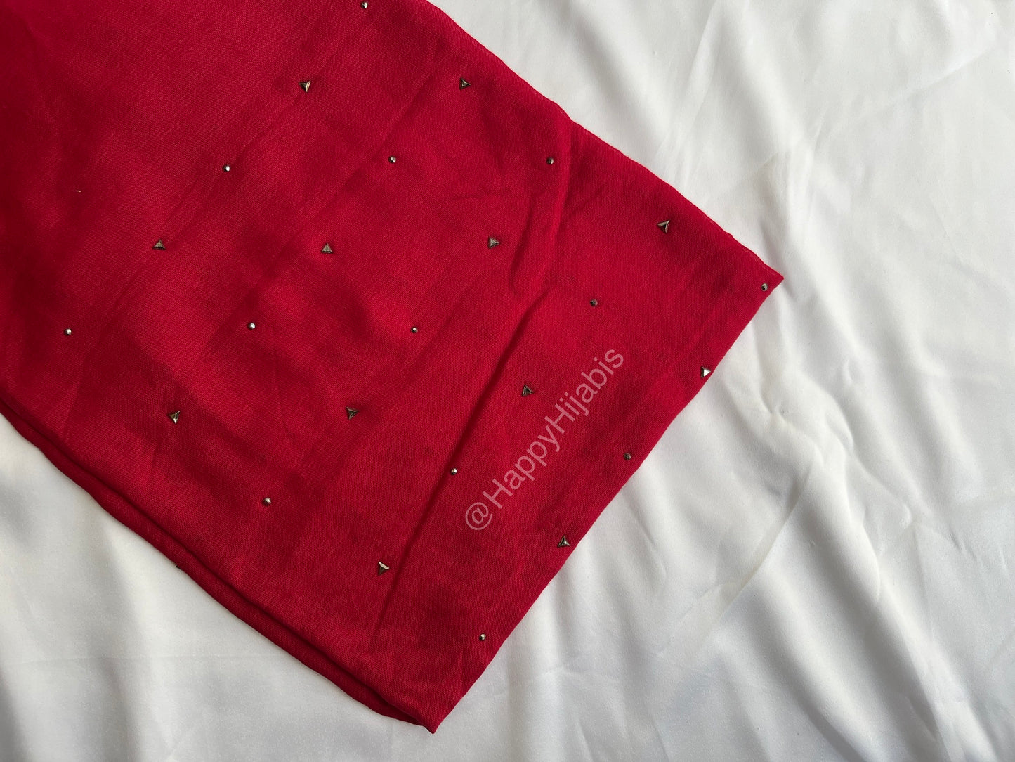 Dynamite Studded Hijabs- Maroon