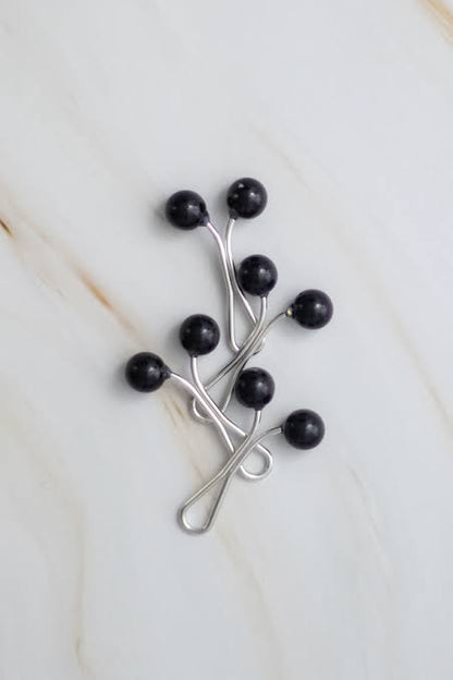 Solid Clip Pins- Black