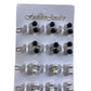 Solid Clip Pins- White