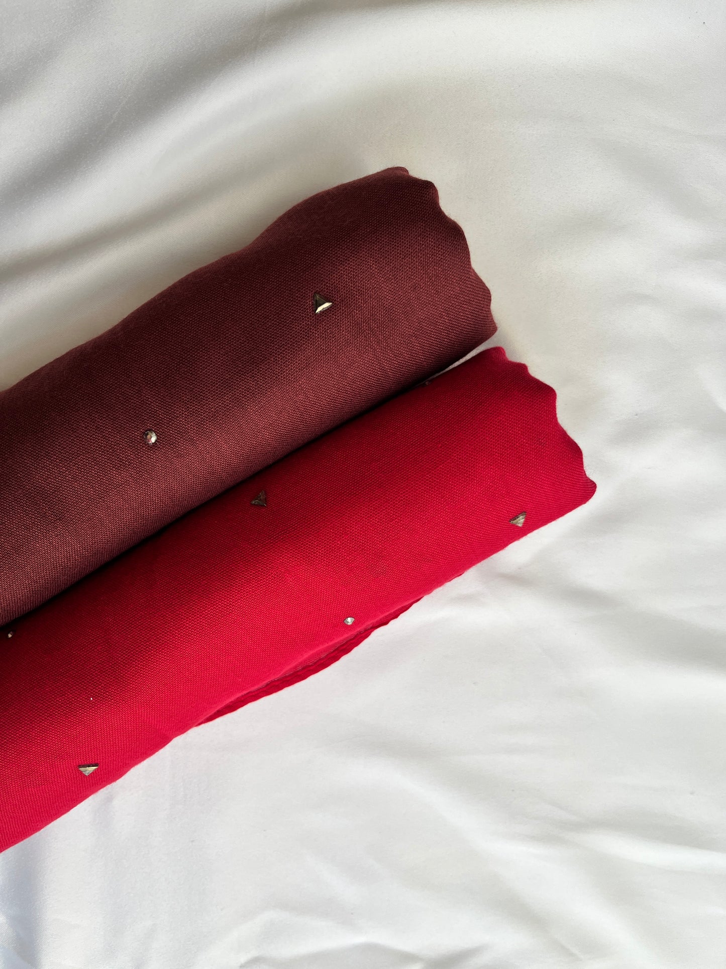 Dynamite Studded Hijabs- Maroon