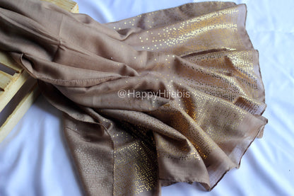 Gold-Foil Pyramids Hijabs