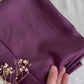 Satan Silk Hijabs- Brinjal Purple