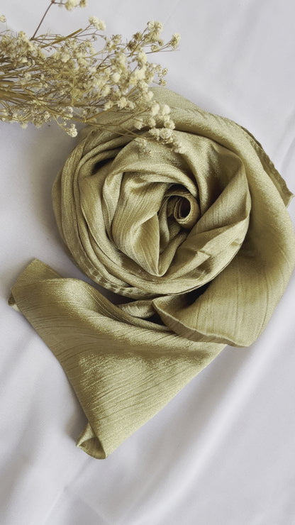 Sunshine Silk-  Khaki Gold