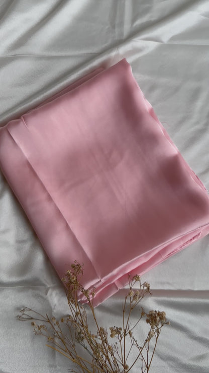 Satan Silk Hijabs- light Pink