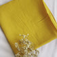 Sparkle Georgette- Yellow