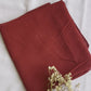 Sparkle Georgette- Ruby Maroon