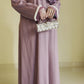 Layla-Lilac- Festive Striped Zoom Nida Abaya