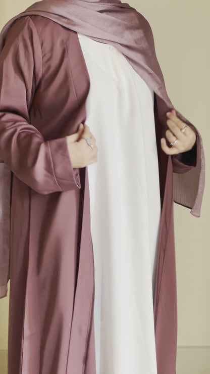 Mehru- Statement Tea Pink abaya