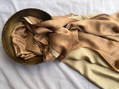 Double-Shaded Satan Silk Hijabs