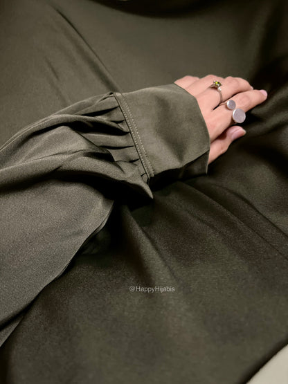 Everyday Staple Abaya- Army Green