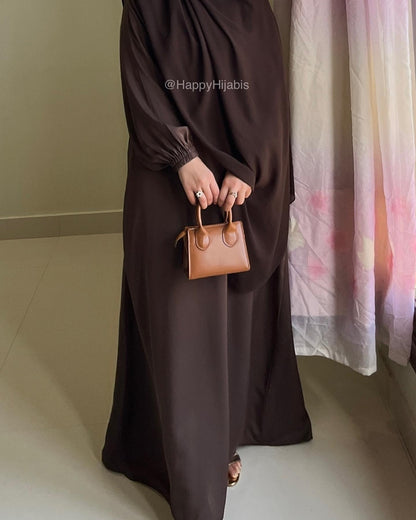 Everyday Staple Abaya- Choco