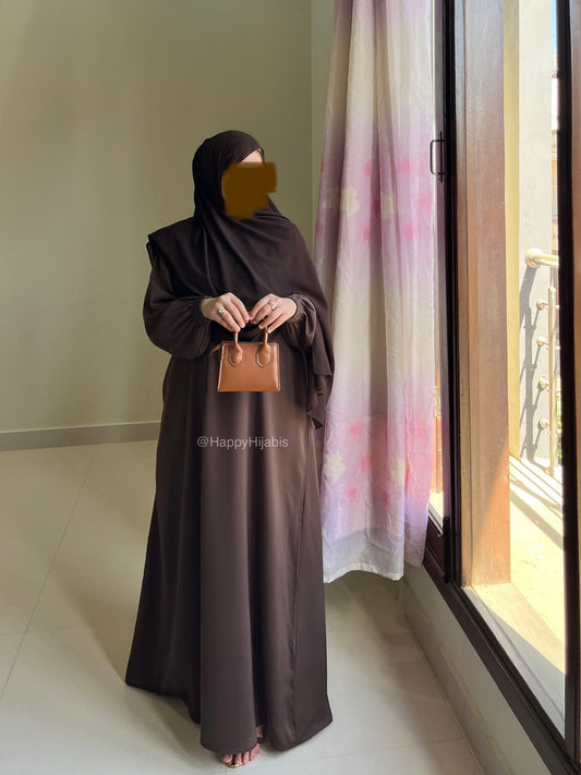 Everyday Staple Abaya- Choco