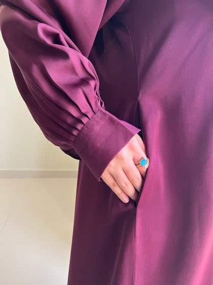 Everyday Staple Abaya- Mulberry