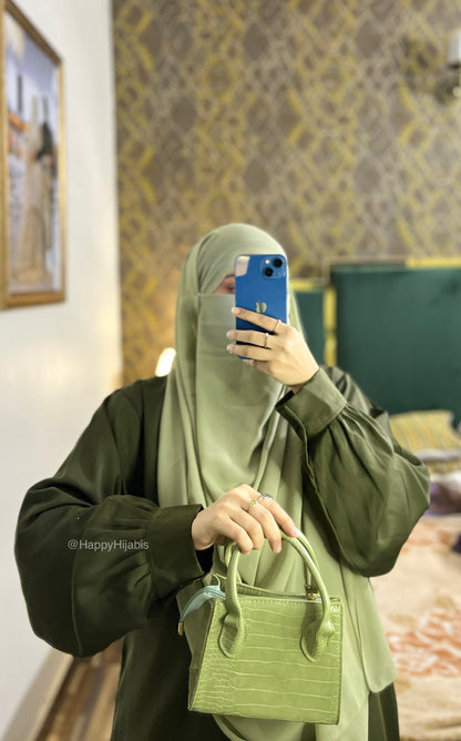 Everyday Staple Abaya- Army Green